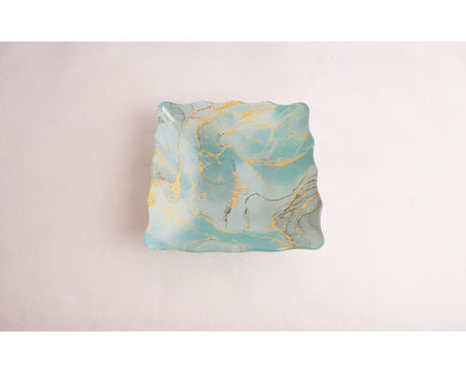Golden Hollow Square Ocean Cups 15 cm - veel 6