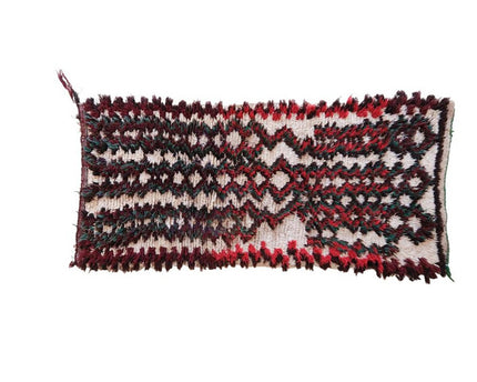 Zuiver wollen Marokkaans Berber-tapijt 74 x 164 cm