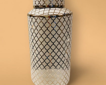 Keramische pot White Gold (Big Size: H*35 W*15)