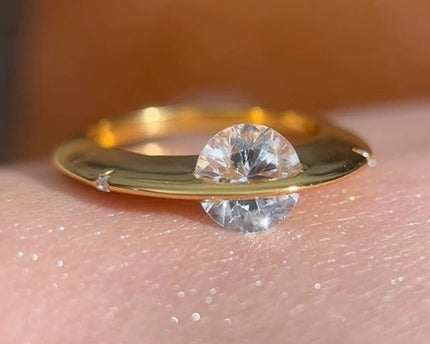 Uniek ontwerp twinkled star ringen