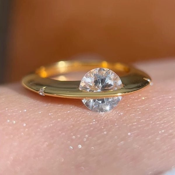 Uniek ontwerp twinkled star ringen