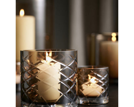 Hurricane Kristallen Lamp Windlicht Klein Bruin(cc2101-80crystal-choc-small)