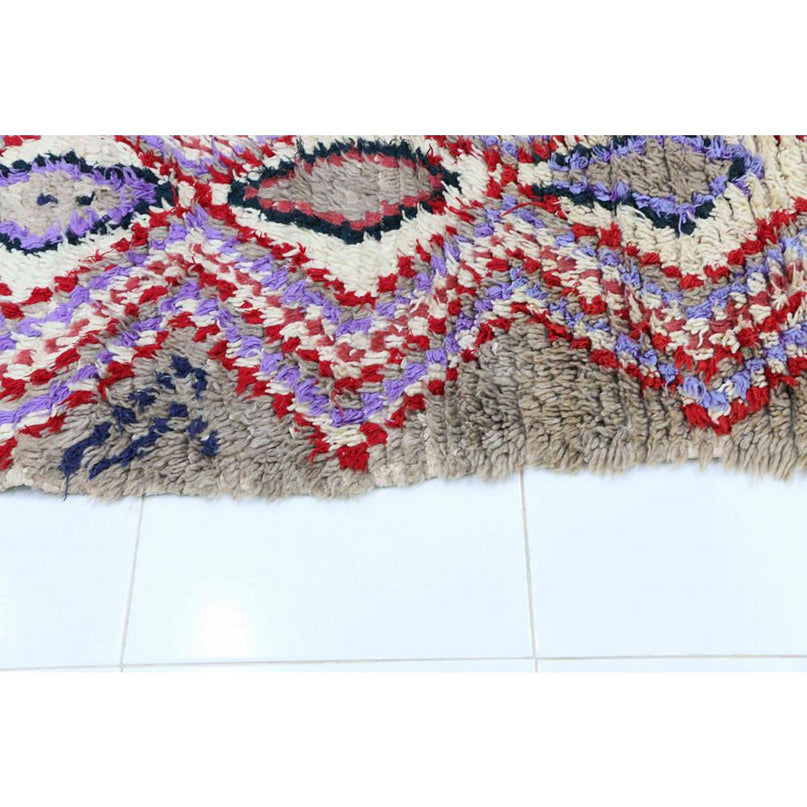 Zuiver wollen Marokkaans Berber halkleed 72 x 190 cm