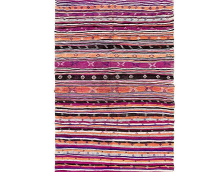 Zuiver wollen Marokkaans Kelim Berber tapijt 192 x 342 cm