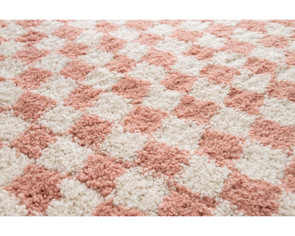 Tapis à poil haut doux en comfortabele CHECKERS