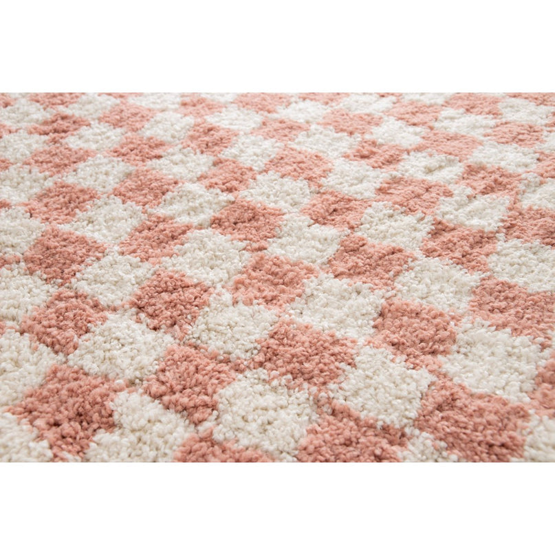 Tapis à poil haut doux en comfortabele CHECKERS