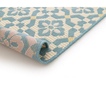 Tapis graphique intérieur exterieur AZULEJOS