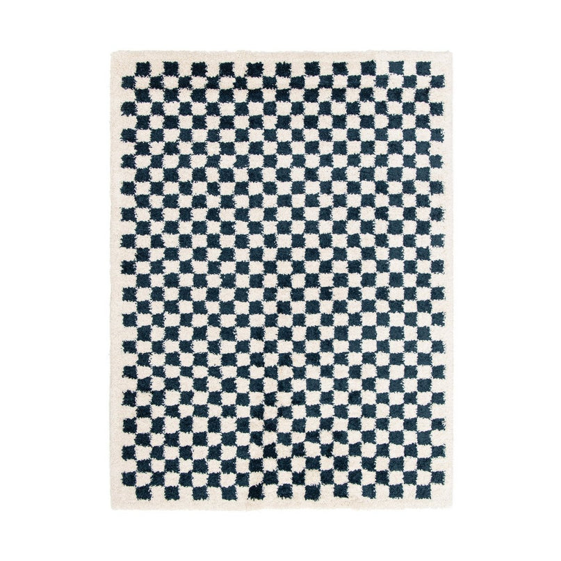 Tapis à poil haut doux en comfortabele CHECKERS