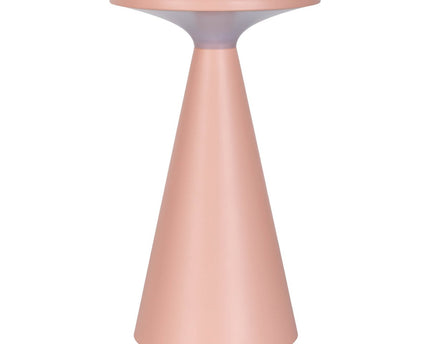 Zonne -batterijlamp "Palu" voor buiten en binnen, gemaakt van plastic in roze, 20 cm hoog
