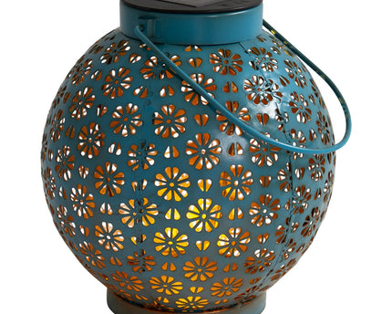 Set van 2 LED decoratieve solarlampen l/b: 18cm blauw