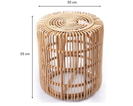 Rotan Bijzettafel | Bijzettafel | Banktafel ALAMAYA
