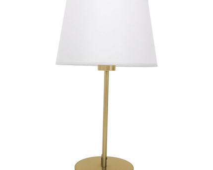 Tafellamp "Bologna" H: 45 cm beige/messing
