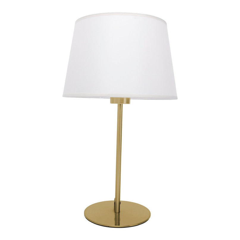 Tafellamp "Bologna" H: 45 cm beige/messing