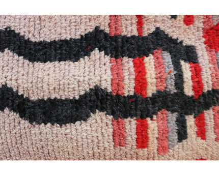 Zuiver wollen Marokkaans Berber halkleed 71 x 353 cm