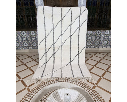 Berber vloerkleed Beni Ouarain zuivere wol 160 x 255 cm