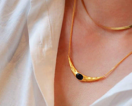 Egyptische stijl ketting-lapislazuli n spinel