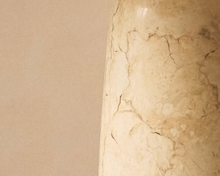 Charlotte Marmeren Lamp met Katoenen Kap – Elegante verlichting voor uw huis