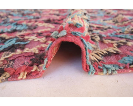 Zuiver wollen Marokkaans Kelim Berber tapijt 144 x 240 cm