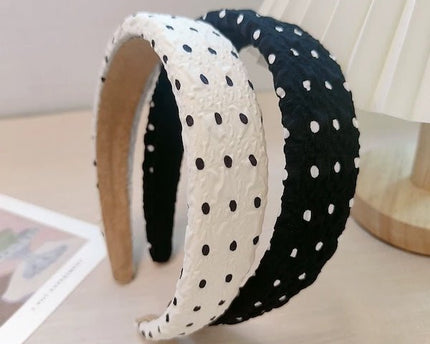 Elegante Polka Dot-hoofdband