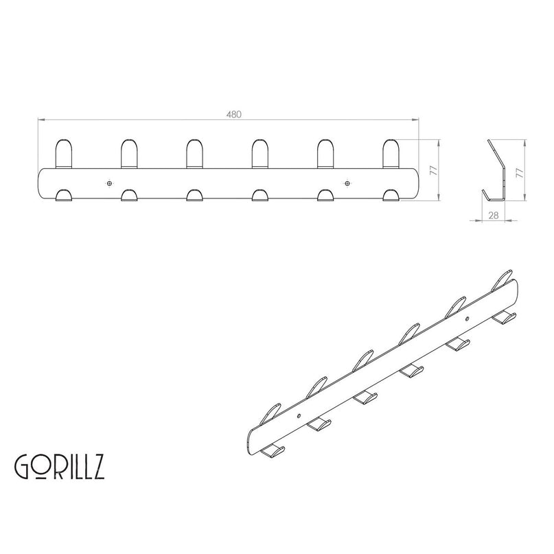 Gorillz Tiddly  - Wit