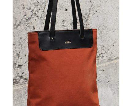 Perfecte tas Canvas en leer