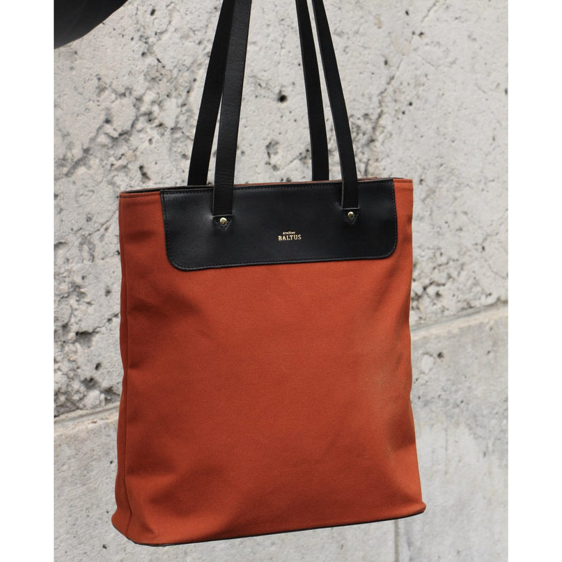 Perfecte tas Canvas en leer