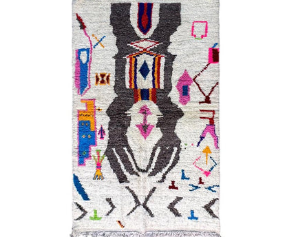 Handgemaakt eigentijds Berber-tapijt 140 x 240 cm