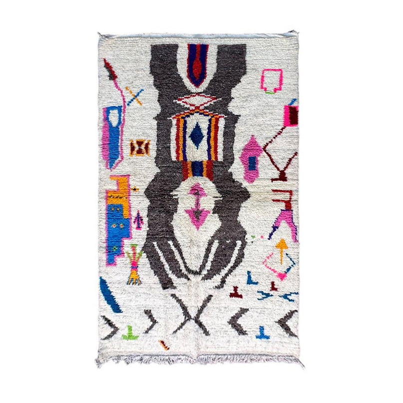 Handgemaakt eigentijds Berber-tapijt 140 x 240 cm