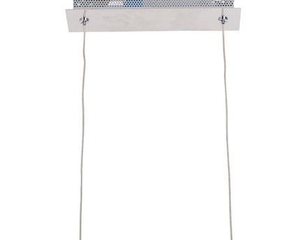 LED hanglamp "balk" gemaakt van metaal en plastic in stalen blank, met geïntegreerde LED