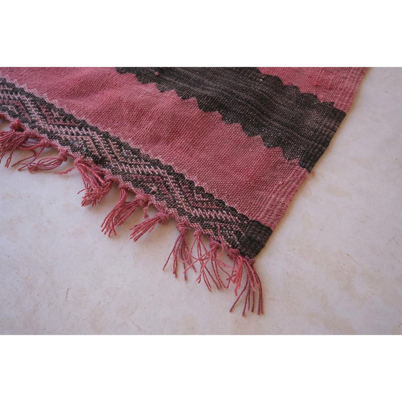 Zuiver wollen Marokkaans Kelim Berber tapijt 144 x 253 cm