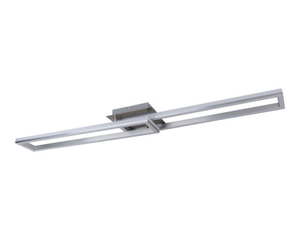 LED CCT-plafondlamp + RGB-backlight "Bantry" met veel functies, 115 cm lang, inclusief afstandsbediening