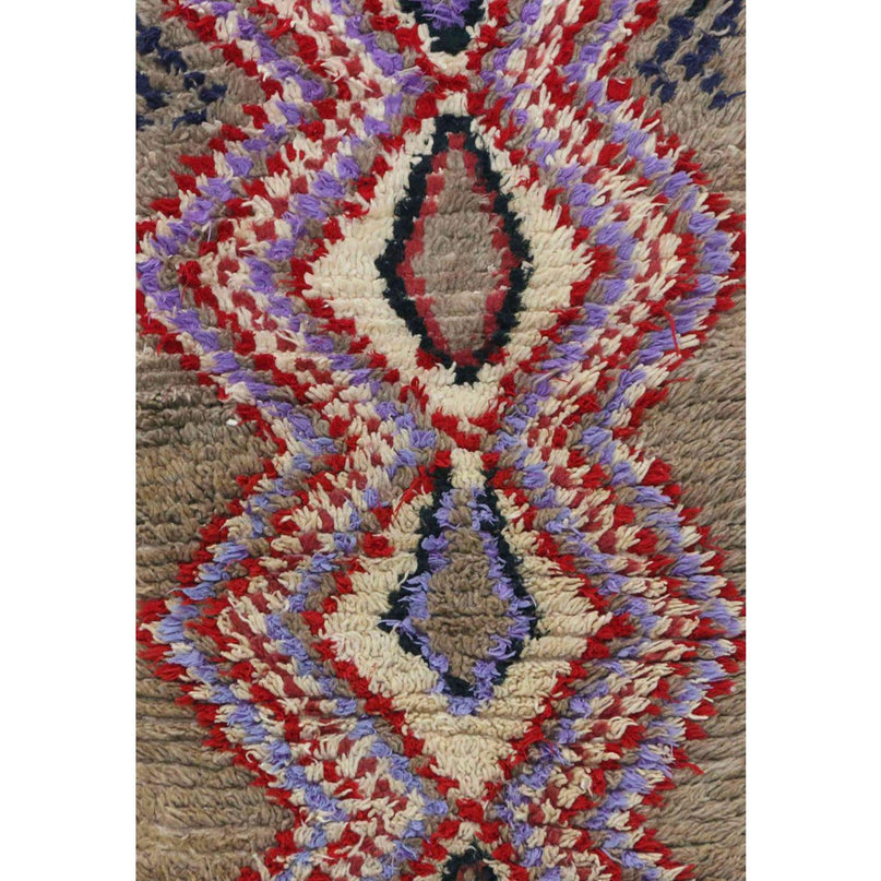 Zuiver wollen Marokkaans Berber halkleed 72 x 190 cm
