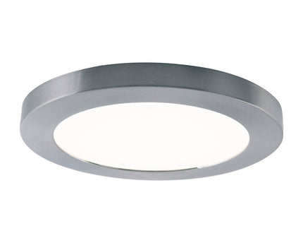 LED -plafondlamp "bonus", functie, metalen plafondlamp en plastic, ringen in chroom en wit kunnen worden gewijzigd, met stevig ingebouwde LED's, 22,5 cm diameter