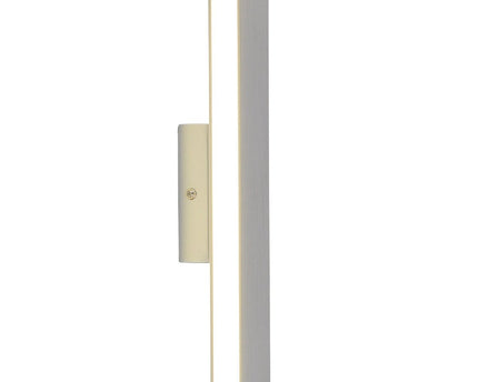 LED -wandlamp "Dubai", moderne wandlamp gemaakt van aluminium en plastic, stevig gebouwd -in LED's, 32 cm lang of hoog. Ideaal voor de verlichting van ingangen, gangen, voor het structureren van grote wandoppervlakken