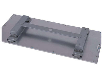 LED -assemblagepaneel "Sorriso", montagelamp gemaakt van metaal en plastic in wit met stevig ingebouwde LED's, 30 x 60 cm voor interieurs