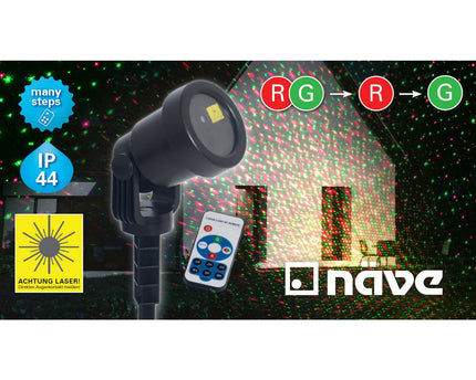 Laser buiten spion met projector, spies gemaakt van plastic, kleurrijk, met geïntegreerde LED, spotlight voor buiten