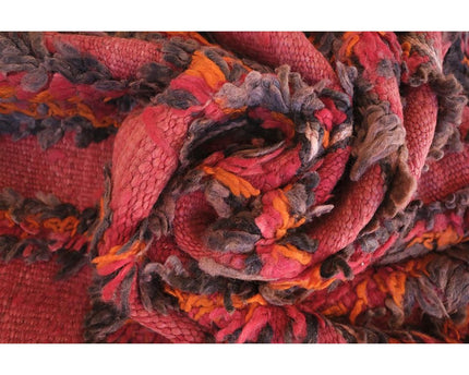 Zuiver wollen Marokkaans Kelim Berber tapijt 175 x 467 cm