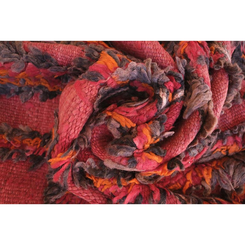 Zuiver wollen Marokkaans Kelim Berber tapijt 175 x 467 cm