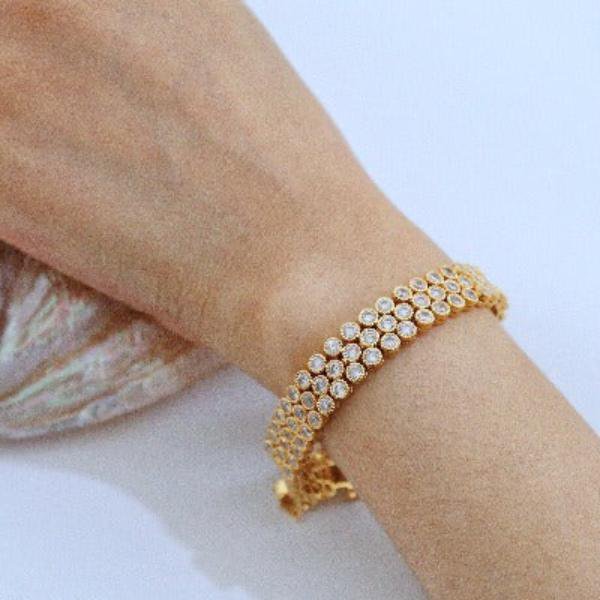 Vintage luxe honingraatarmband