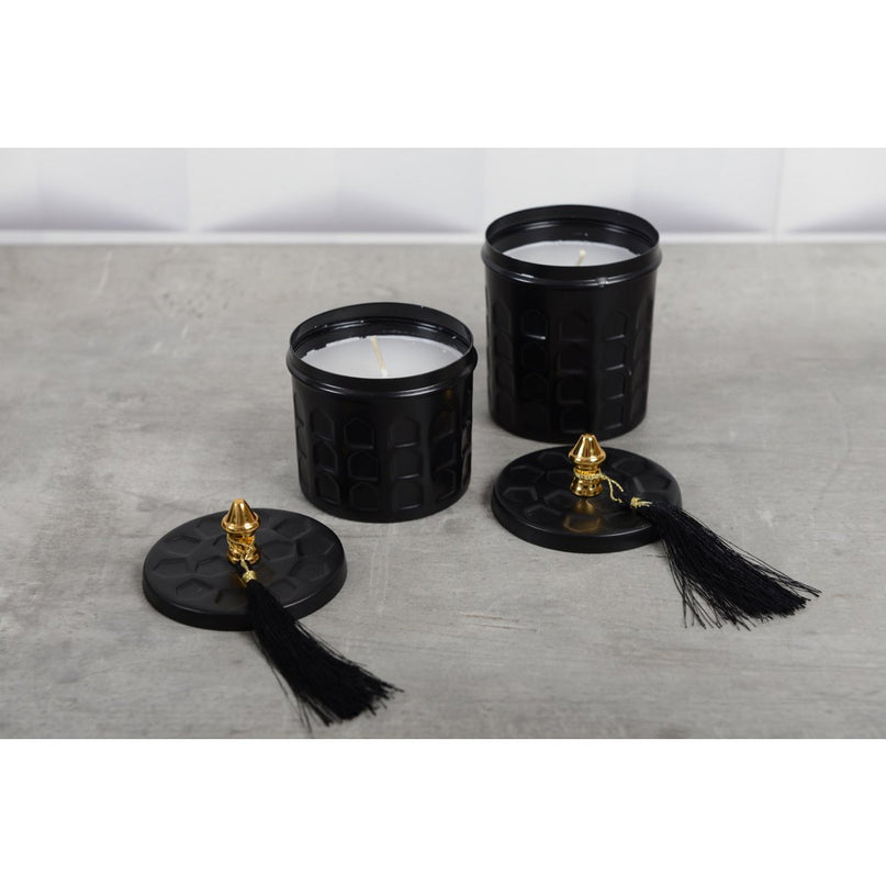 Mat Black Box kaar vanille parfum 8*12 cm