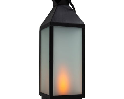 LED Decol Light "Doris" gemaakt van plastic en glas in zwart, geïntegreerde LED, voor binnen