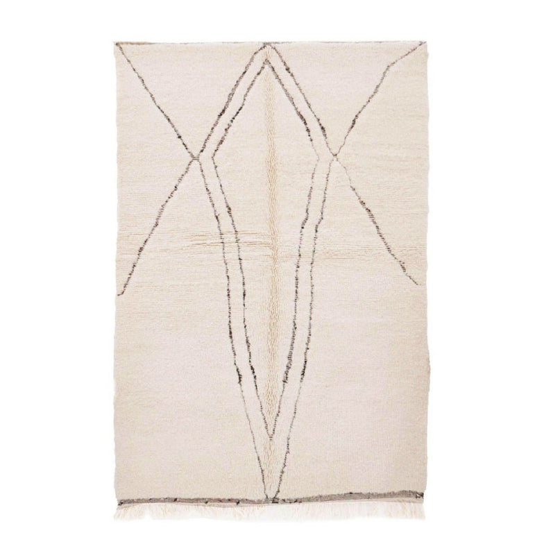 Zuiver wollen Marokkaans Berber-tapijt 157 x 243 cm