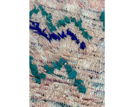Zuiver wollen Marokkaans Berber-tapijt 115 x 239 cm
