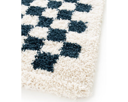 Tapis à poil haut doux en comfortabele CHECKERS