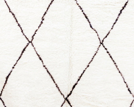 Zuiver wollen Marokkaans Berberkleed 202 x 347 cm