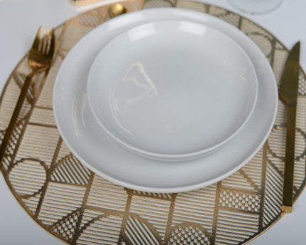 Gouden geometrische plaat