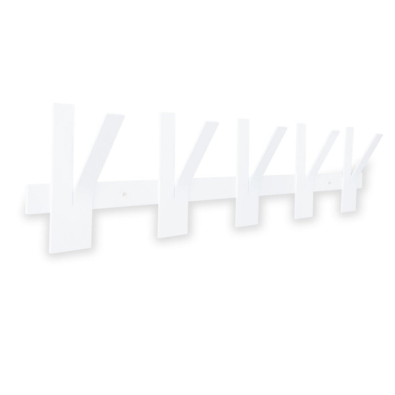 Gorillz Incision - Kapstok - Wandkapstok - 10 Kapstok haken - Metaal - Wit