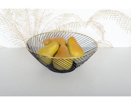 Black Bread Basket gouden grens