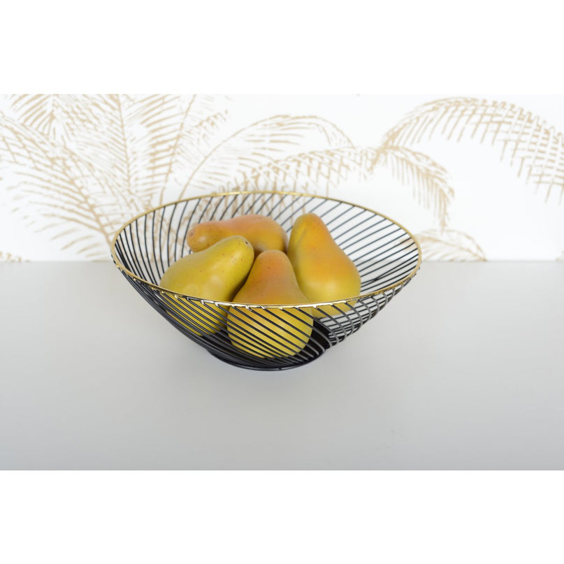 Black Bread Basket gouden grens