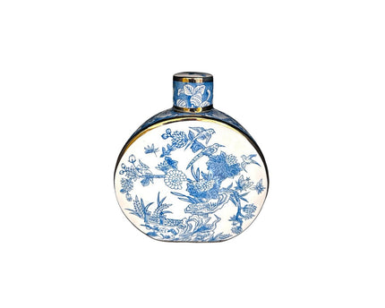 Nieuwe Chinese stijl, oosterse Parijse Delfts blauwe porselein vazen/lage stijl